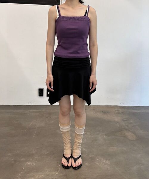 ITZAVIBE(イッザバイブ)の「COTTON FLARE MINI SKIRT(スカート・レディース・その他・ONE SIZE)」の4枚目の写真