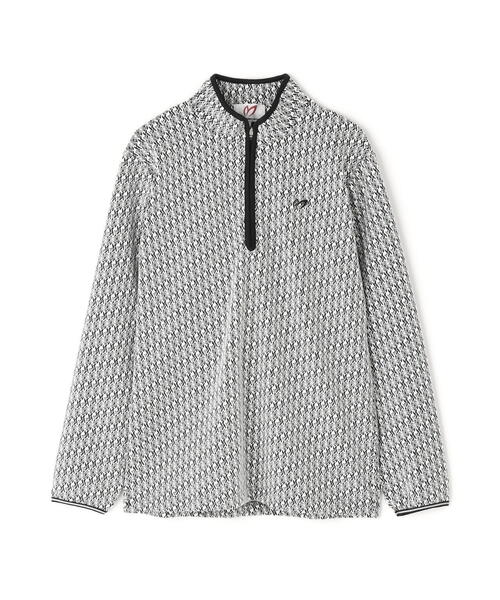 MASTER BUNNY EDITION(マスターバニーエディション)の「【MASTER BUNNY EDITION】幾何柄起毛ジャガード(Tシャツ/カットソー・メンズ・ホワイト/ベージュ・MEDIUM/LARGE/X-LARGE)」の5枚目の写真