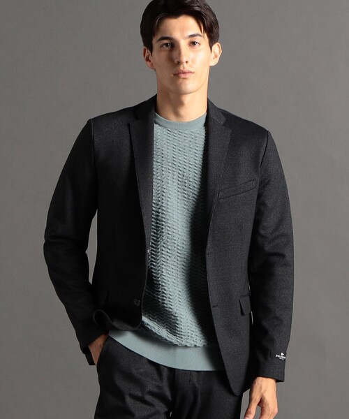 MONSIEUR NICOLE(ムッシュニコル)の「DELEGANT ダブルニット セットアップジャケット(テーラードジャケット・メンズ・ネイビー/ブラック/チャコールグレー・S/M/XL/L)」の1枚目の写真