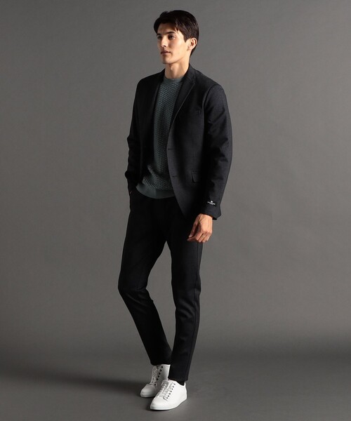 MONSIEUR NICOLE(ムッシュニコル)の「DELEGANT ダブルニット セットアップジャケット(テーラードジャケット・メンズ・ネイビー/ブラック/チャコールグレー・S/M/XL/L)」の16枚目の写真