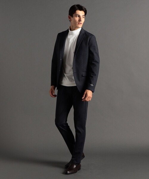 MONSIEUR NICOLE(ムッシュニコル)の「DELEGANT ダブルニット セットアップジャケット(テーラードジャケット・メンズ・ネイビー/ブラック/チャコールグレー・S/M/XL/L)」の17枚目の写真