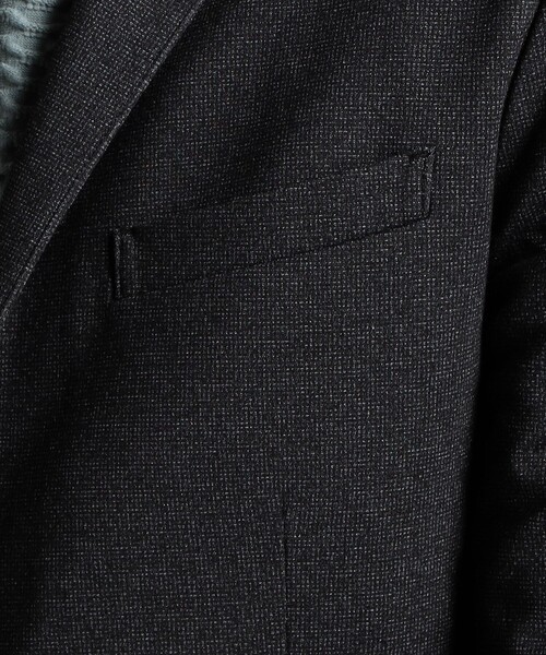 MONSIEUR NICOLE(ムッシュニコル)の「DELEGANT ダブルニット セットアップジャケット(テーラードジャケット・メンズ・ネイビー/ブラック/チャコールグレー・S/M/XL/L)」の22枚目の写真