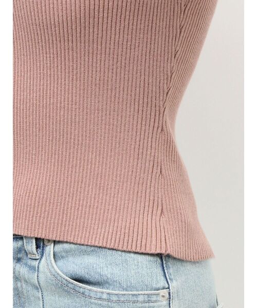 RESEXXY（リゼクシー）の「シアースリーブニットプルオーバー（ニット/セーター・レディース・ブラック/ホワイト/ピンク・FREE）」の20枚目の写真