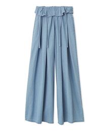 SNIDEL | ウエストデザインボリュームワイドパンツ(その他パンツ)