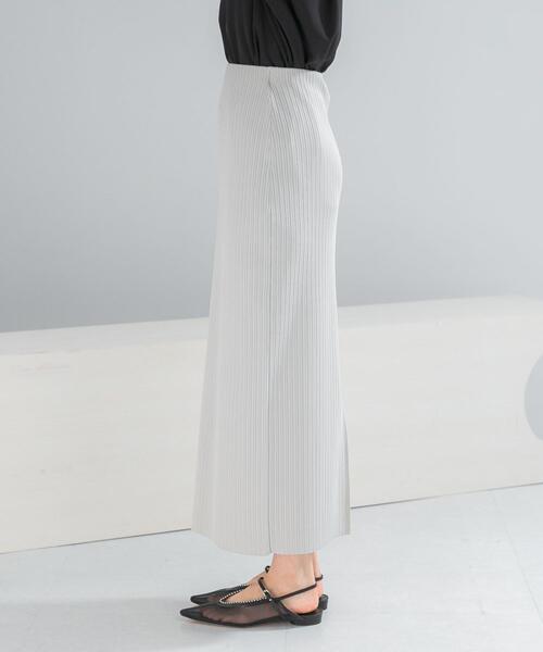 URBAN RESEARCH ROSSO WOMEN（アーバンリサーチ　ロッソ）の「リブタイトストレートスカート（スカート・レディース・ブラック/ベージュ系その他・FREE）」の16枚目の写真