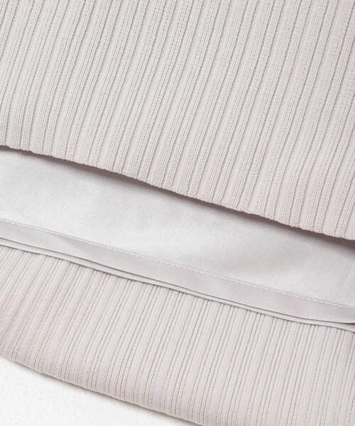 URBAN RESEARCH ROSSO WOMEN（アーバンリサーチ　ロッソ）の「リブタイトストレートスカート（スカート・レディース・ブラック/ベージュ系その他・FREE）」の13枚目の写真