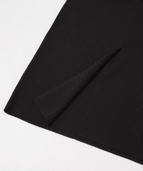 URBAN RESEARCH ROSSO WOMEN（アーバンリサーチ　ロッソ）の「リブタイトストレートスカート（スカート・レディース・ブラック/ベージュ系その他・FREE）」の5枚目の写真