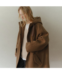 URAGO（ユラーゴ）の「Wool padded hood coat_Brown（チェスターコート）」