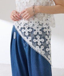 COLLAGE GALLARDAGALANTE | モチーフレースバブーシュカ(ストール/ショール)