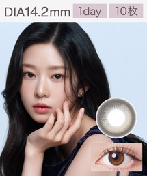 WANAF（ワナフ）の「WANAF 1day グリームシアー（10枚入り）（コンタクトレンズ・カラコン）」