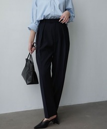 anuans | ダブルサテンテーパードパンツ(その他パンツ)