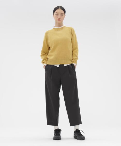 MARGARET HOWELL（マーガレットハウエル）の「LINEN COTTON Ⅱ（ニット/セーター・レディース・ピンク/イエロー/ブラック・2）」の22枚目の写真