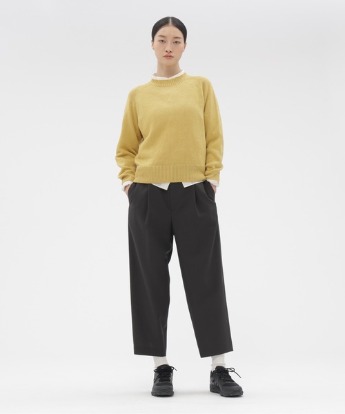MARGARET HOWELL（マーガレットハウエル）の「LINEN COTTON Ⅱ（ニット/セーター・レディース・ピンク/イエロー/ブラック・2）」の5枚目の写真