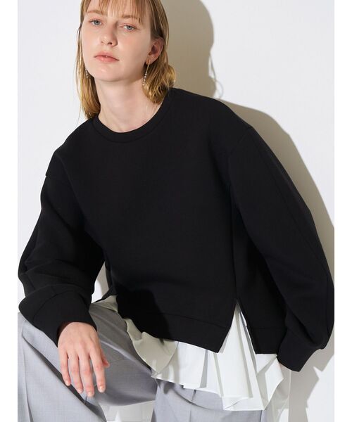 ELENDEEK（エレンディーク）の「ペプラムキャミセットトップス（Tシャツ/カットソー・レディース・オフホワイト/グレー/ブラック・FREE）」の16枚目の写真