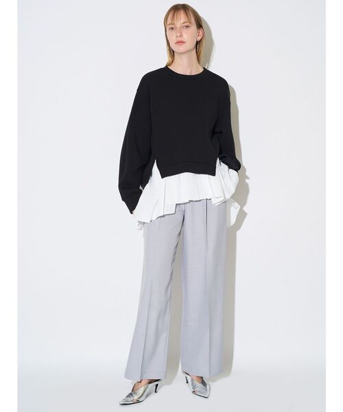 ELENDEEK（エレンディーク）の「ペプラムキャミセットトップス（Tシャツ/カットソー・レディース・オフホワイト/グレー/ブラック・FREE）」の20枚目の写真