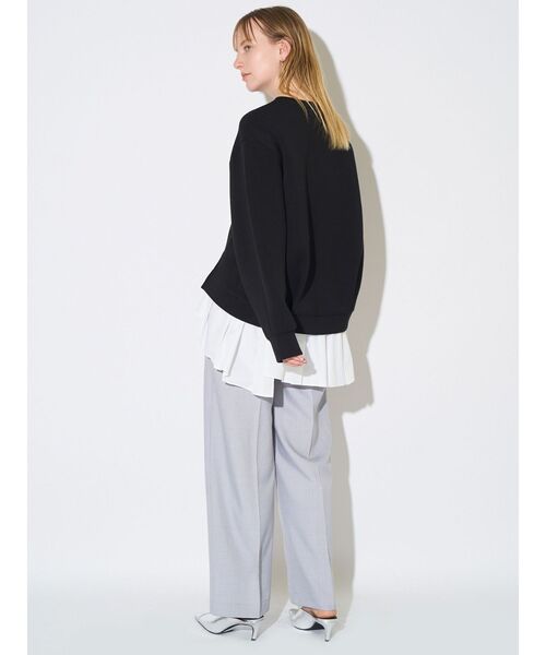 ELENDEEK（エレンディーク）の「ペプラムキャミセットトップス（Tシャツ/カットソー・レディース・オフホワイト/グレー/ブラック・FREE）」の21枚目の写真