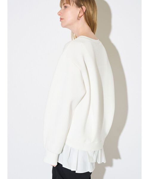 ELENDEEK（エレンディーク）の「ペプラムキャミセットトップス（Tシャツ/カットソー・レディース・グレー/オフホワイト/ブラック・FREE）」の12枚目の写真