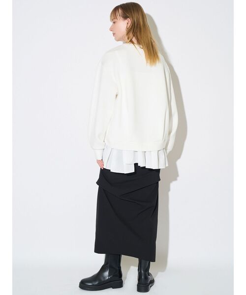 ELENDEEK（エレンディーク）の「ペプラムキャミセットトップス（Tシャツ/カットソー・レディース・グレー/オフホワイト/ブラック・FREE）」の17枚目の写真