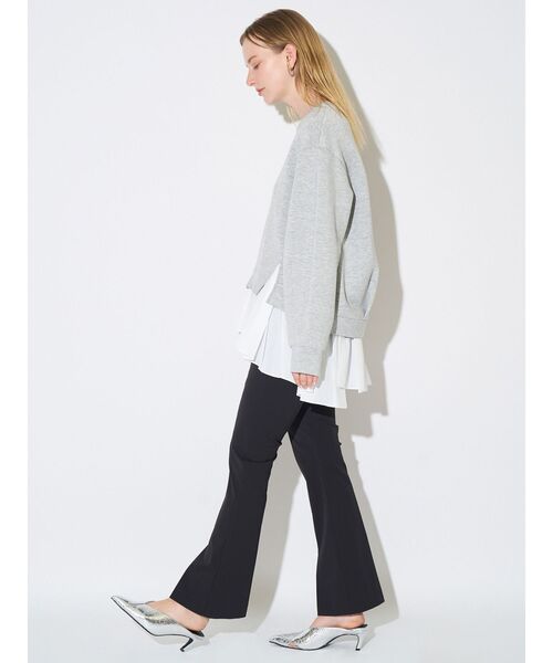 ELENDEEK（エレンディーク）の「ペプラムキャミセットトップス（Tシャツ/カットソー・レディース・オフホワイト/グレー/ブラック・FREE）」の8枚目の写真