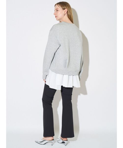 ELENDEEK（エレンディーク）の「ペプラムキャミセットトップス（Tシャツ/カットソー・レディース・オフホワイト/グレー/ブラック・FREE）」の9枚目の写真