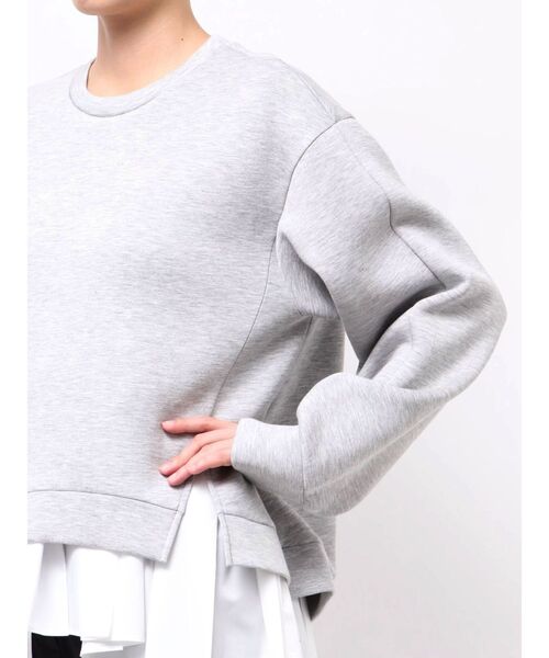 ELENDEEK（エレンディーク）の「ペプラムキャミセットトップス（Tシャツ/カットソー・レディース・オフホワイト/グレー/ブラック・FREE）」の15枚目の写真