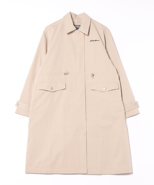 Eddie Bauer(エディーバウアー)の「ライトウェイト ロングラインコート(トレンチコート・レディース・ダークブラウン/グレイッシュブルー/ベージュ・XL/L/M/S)」の20枚目の写真