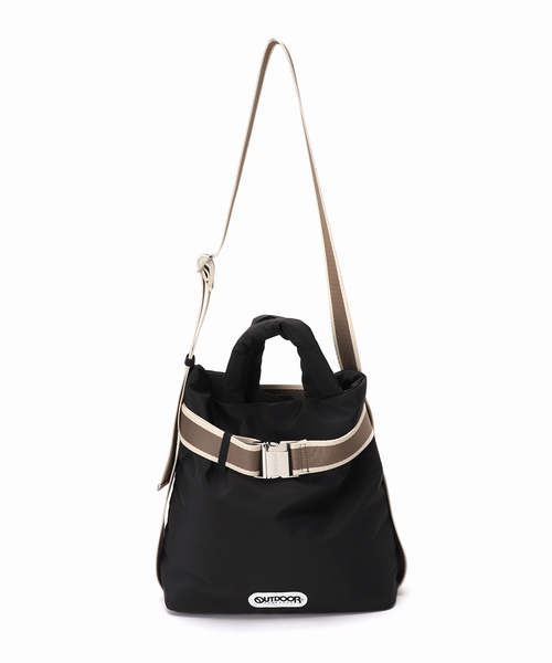 U by SPICK&SPAN（ユーバイスピックアンドスパン）の「【OUTDOOR / アウトドア】別注 Puilting 2way Tote M（トートバッグ・レディース・ブラック・FREE）」の9枚目の写真