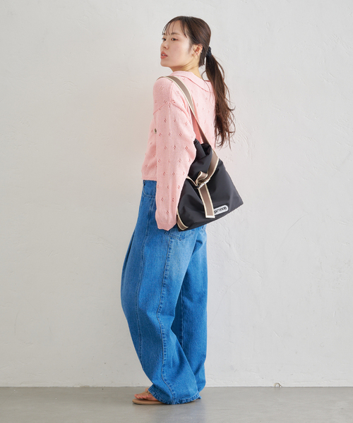 U by SPICK&SPAN（ユーバイスピックアンドスパン）の「【OUTDOOR / アウトドア】別注 Puilting 2way Tote M（トートバッグ・レディース・ブラック・FREE）」の10枚目の写真