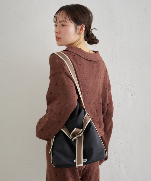 U by SPICK&SPAN（ユーバイスピックアンドスパン）の「【OUTDOOR / アウトドア】別注 Puilting 2way Tote M（トートバッグ・レディース・ブラック・FREE）」の14枚目の写真