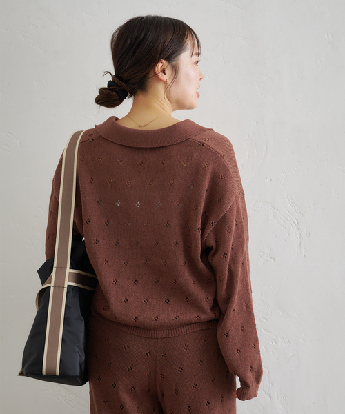 U by SPICK&SPAN（ユーバイスピックアンドスパン）の「【OUTDOOR / アウトドア】別注 Puilting 2way Tote M（トートバッグ・レディース・ブラック・FREE）」の16枚目の写真