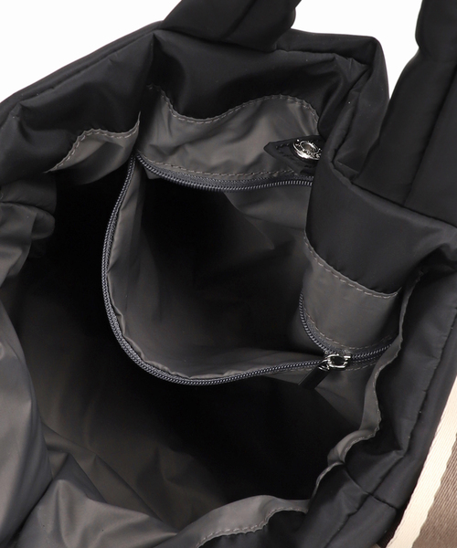 U by SPICK&SPAN（ユーバイスピックアンドスパン）の「【OUTDOOR / アウトドア】別注 Puilting 2way Tote M（トートバッグ・レディース・ブラック・FREE）」の17枚目の写真