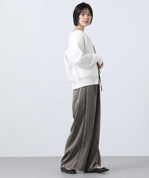 Gready Brilliant(グレディブリリアン)の「LUサテンキャミサロペ(ワンピース・レディース・ネイビー/モカ・38)」の16枚目の写真