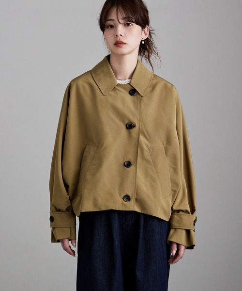 etoll.（エトル）の「ドルマンジャケット（テーラードジャケット・レディース・カーキ/ブラック/キャメル・M）」の16枚目の写真