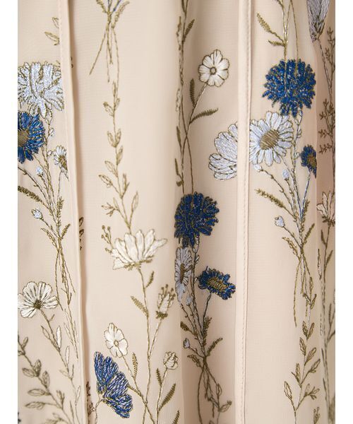 FRAY I.D（フレイアイディー）の「ボタニカル　エンブロイダリードレス（ドレス・レディース・ライトベージュ/ブラック/ネイビー・1/0）」の15枚目の写真