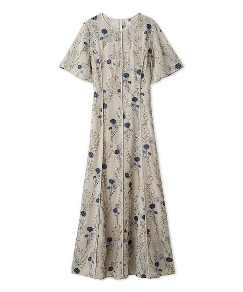 FRAY I.D（フレイアイディー）の「ボタニカル　エンブロイダリードレス（ドレス・レディース・ライトベージュ/ブラック/ネイビー・1/0）」の21枚目の写真