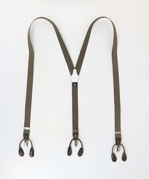 UNITED ARROWS（ユナイテッドアローズ）の「型押し ソリッド サスペンダー（サスペンダー・メンズ・ダークグレー/ベージュ・FREE）」の2枚目の写真