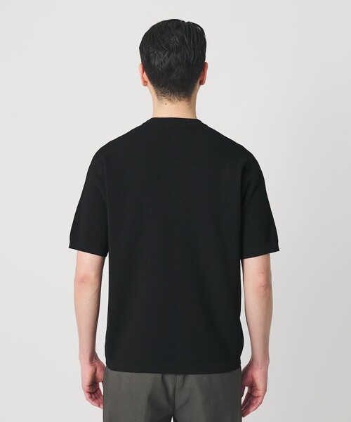 BEAUTY&YOUTH UNITED ARROWS(ビューティーアンドユースユナイテッドアローズ)の「【WEB限定 WARDROBE SMART】マシーンウォッシュ ピケニット Tシャツ【抗菌防臭】(Tシャツ/カットソー・メンズ・ライトグレー/ホワイト/ブラック・L/M/S/XL)」の13枚目の写真