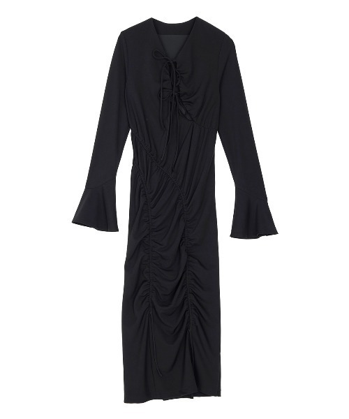GATHER DETAIL CUT DRESS（ワンピース）｜Ameri（アメリ）の