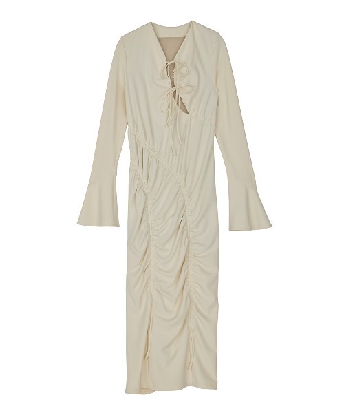 GATHER DETAIL CUT DRESS（ワンピース）｜Ameri（アメリ）の