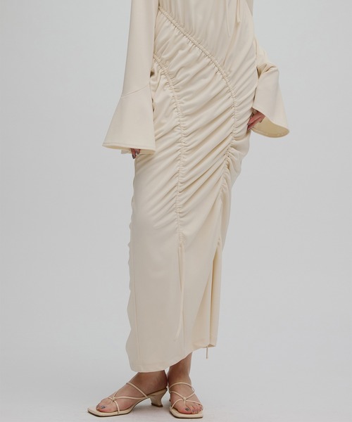 GATHER DETAIL CUT DRESS（ワンピース）｜Ameri（アメリ）の