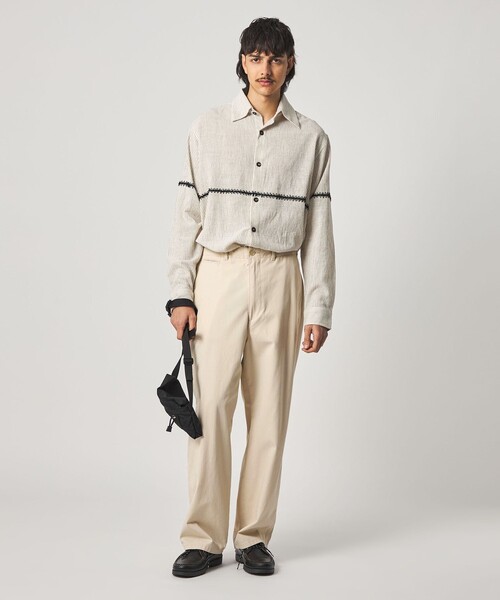 Steven Alan(スティーブンアラン)の「<Steven Alan> ハイツイスト ツイル アーミー ノープリーツ トラウザーズ(チノパンツ・メンズ・オフホワイト/ダークグレー/モカ・SMALL/MEDIUM/LARGE/X-LARGE)」の4枚目の写真