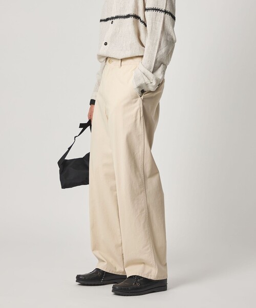 Steven Alan(スティーブンアラン)の「<Steven Alan> ハイツイスト ツイル アーミー ノープリーツ トラウザーズ(チノパンツ・メンズ・オフホワイト/ダークグレー/モカ・SMALL/MEDIUM/LARGE/X-LARGE)」の6枚目の写真