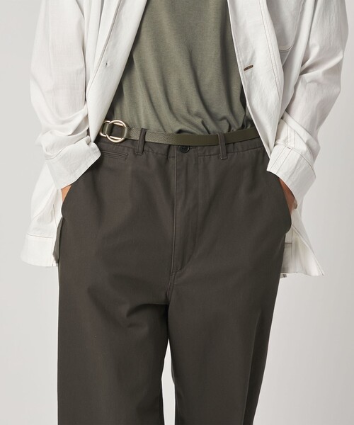 Steven Alan(スティーブンアラン)の「<Steven Alan> ハイツイスト ツイル アーミー ノープリーツ トラウザーズ(チノパンツ・メンズ・オフホワイト/ダークグレー/モカ・SMALL/MEDIUM/LARGE/X-LARGE)」の11枚目の写真