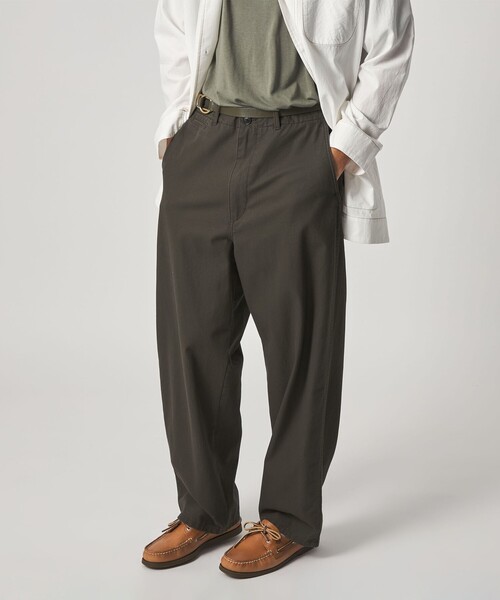 Steven Alan(スティーブンアラン)の「<Steven Alan> ハイツイスト ツイル アーミー ノープリーツ トラウザーズ(チノパンツ・メンズ・オフホワイト/ダークグレー/モカ・SMALL/MEDIUM/LARGE/X-LARGE)」の12枚目の写真