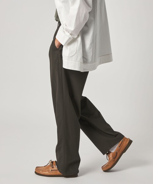 Steven Alan(スティーブンアラン)の「<Steven Alan> ハイツイスト ツイル アーミー ノープリーツ トラウザーズ(チノパンツ・メンズ・オフホワイト/ダークグレー/モカ・SMALL/MEDIUM/LARGE/X-LARGE)」の16枚目の写真