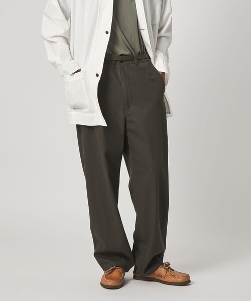 Steven Alan(スティーブンアラン)の「<Steven Alan> ハイツイスト ツイル アーミー ノープリーツ トラウザーズ(チノパンツ・メンズ・オフホワイト/ダークグレー/モカ・SMALL/MEDIUM/LARGE/X-LARGE)」の17枚目の写真