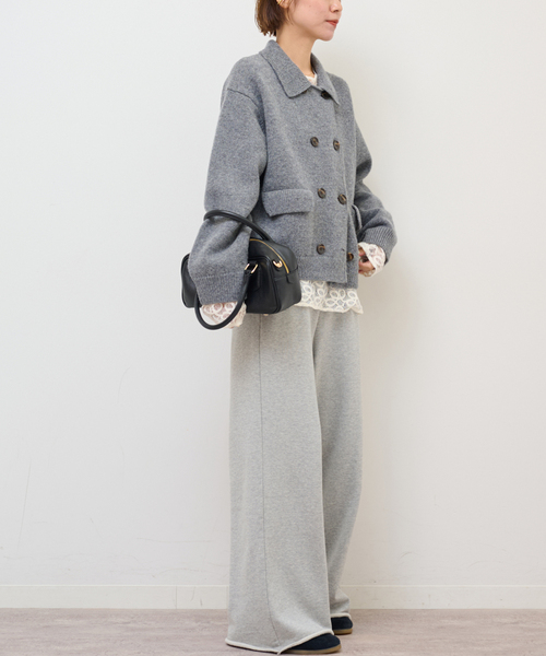 JOURNAL STANDARD relume（ジャーナルスタンダード　レリューム）の「《追加》ワイドスウェットパンツ（スウェットパンツ・レディース・ブラック系その他/グレー/オートミール・FREE）」の18枚目の写真