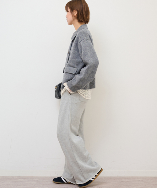 JOURNAL STANDARD relume（ジャーナルスタンダード　レリューム）の「《追加》ワイドスウェットパンツ（スウェットパンツ・レディース・ブラック系その他/グレー/オートミール・FREE）」の19枚目の写真