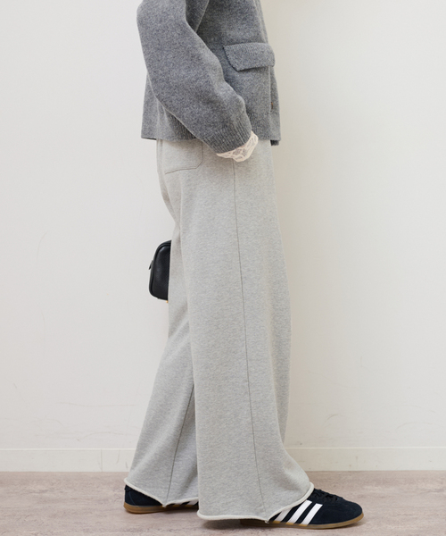 JOURNAL STANDARD relume（ジャーナルスタンダード　レリューム）の「《追加》ワイドスウェットパンツ（スウェットパンツ・レディース・ブラック系その他/グレー/オートミール・FREE）」の22枚目の写真