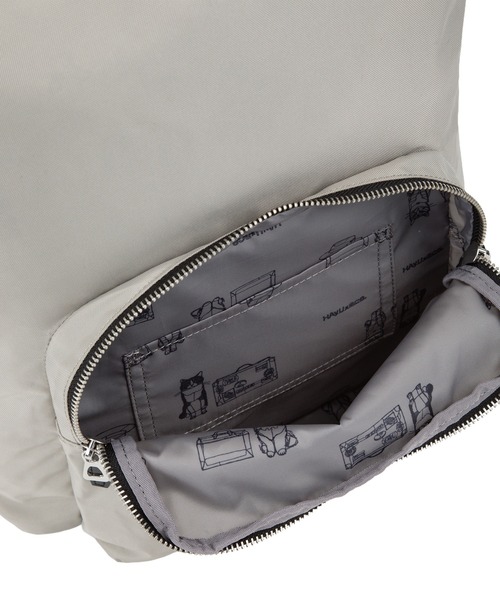 ace.（エース）の「ショルダーバッグ フィカス 21L ace.×HAyU 19104（ショルダーバッグ・レディース・ライトグレー/ブラック/チャコール・FREE）」の5枚目の写真